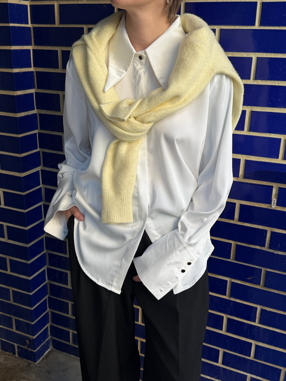 Wide Collar Shirt