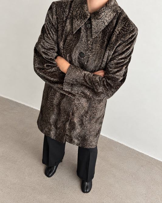 Animal Print Coat