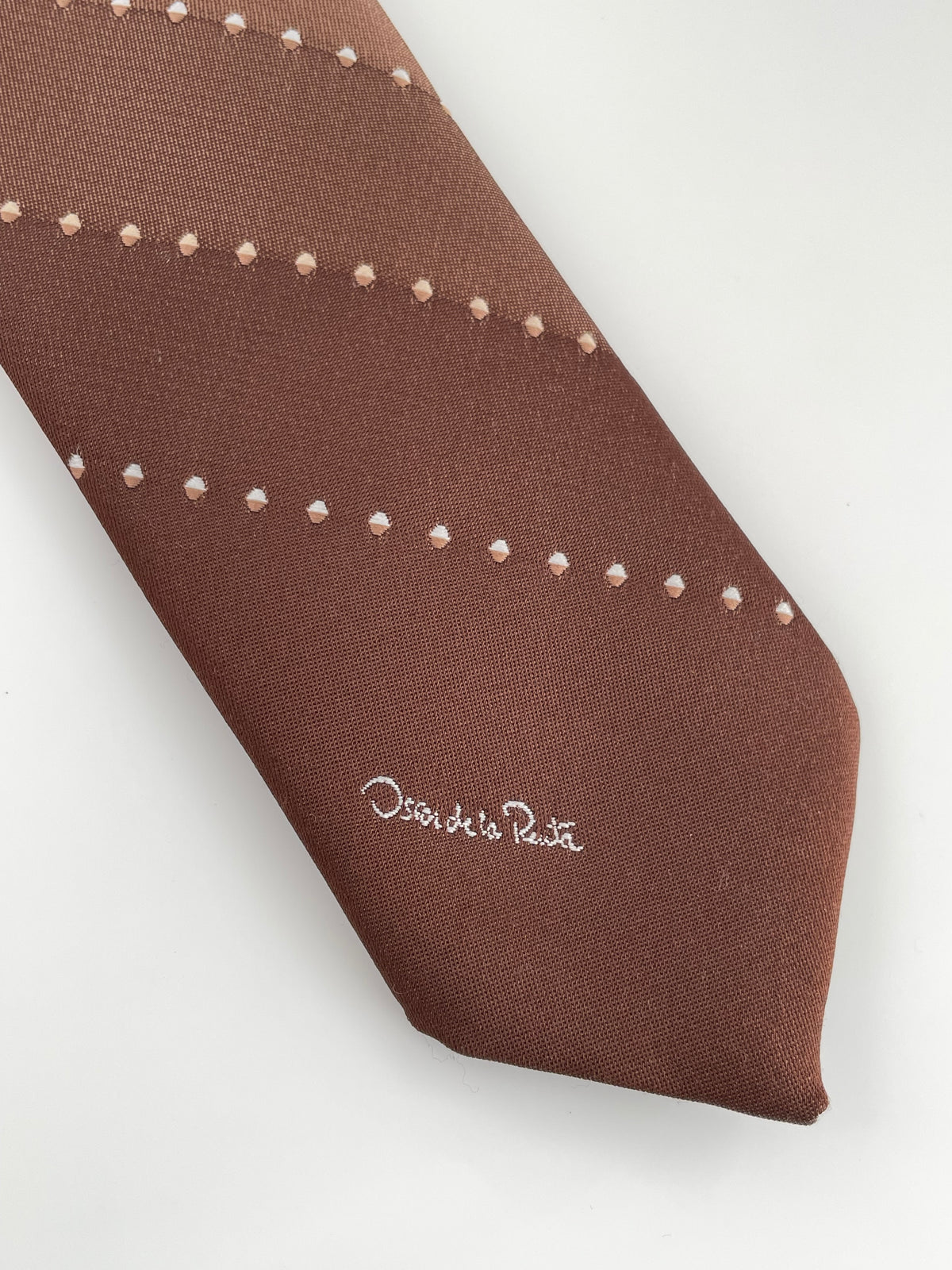 Oscar De La Renta Brown Tie
