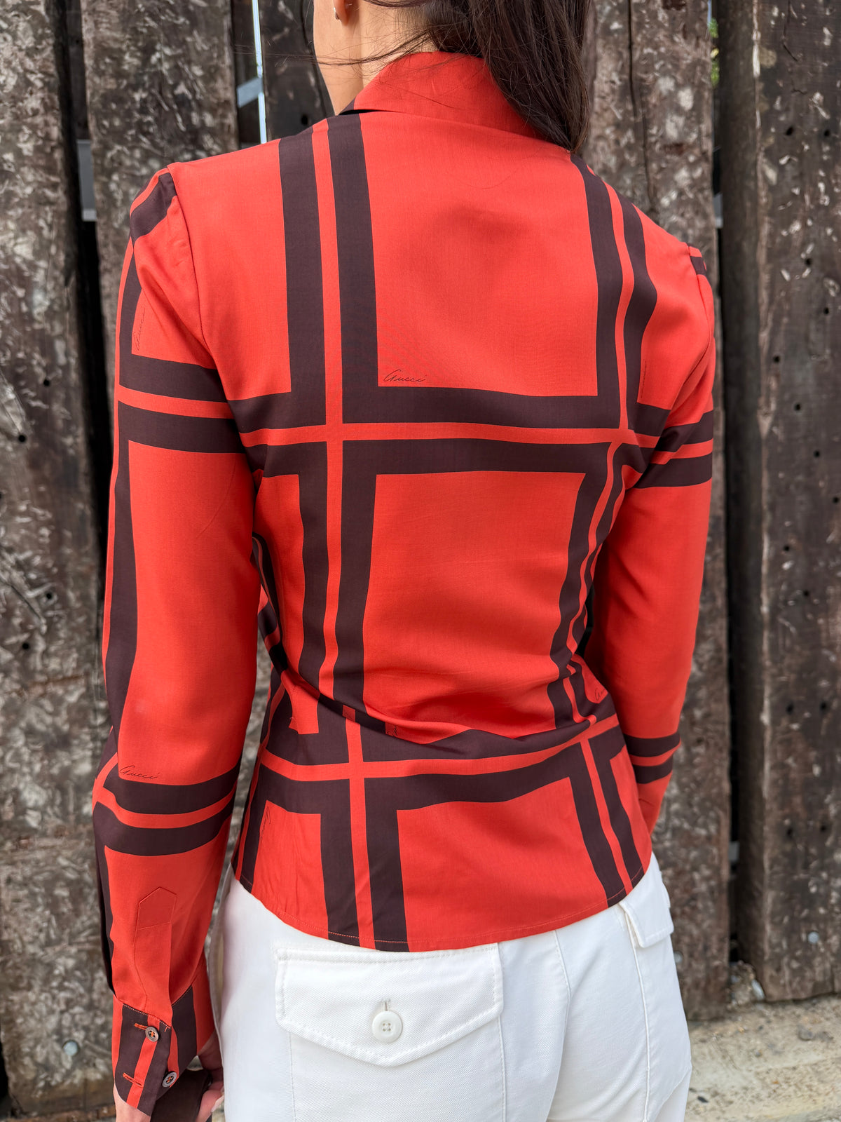 2000s Gucci Silk Shirt