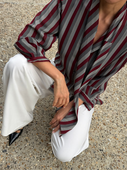 Balmain Tie Blouse