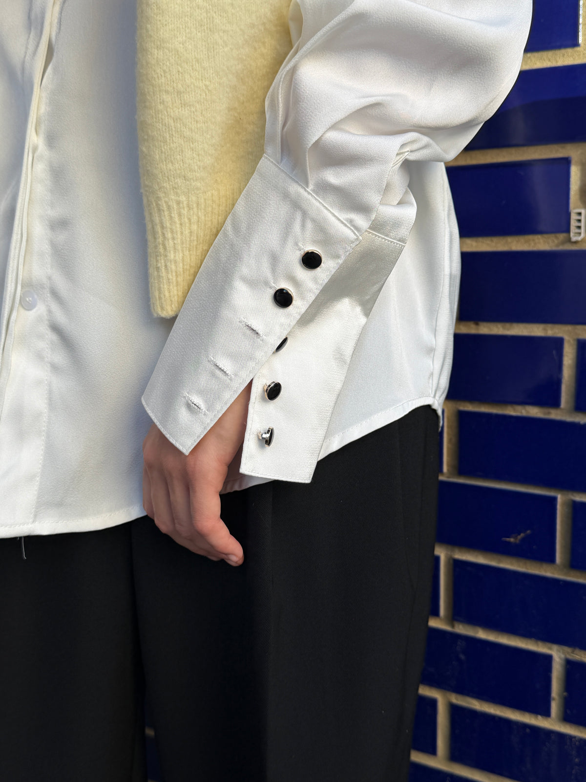 Wide Collar Shirt