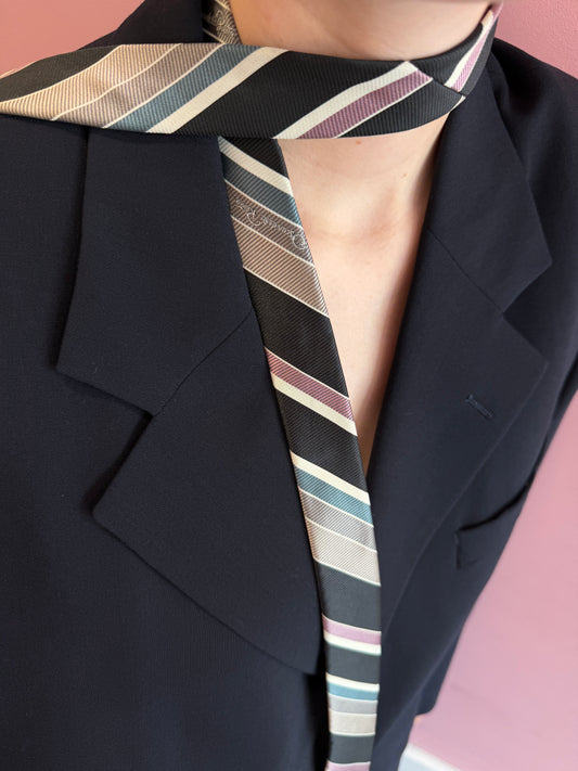 Oscar De La Renta Navy Tie