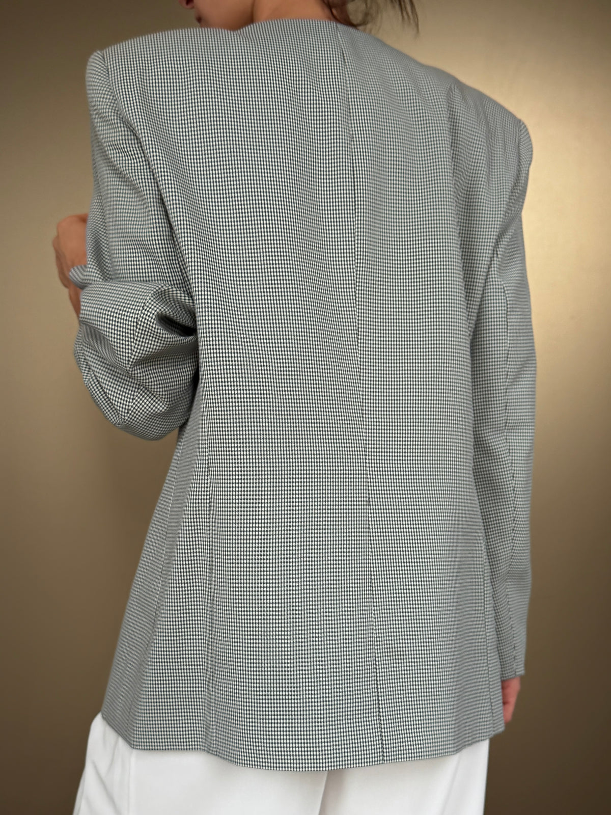 B&W Vichy Blazer