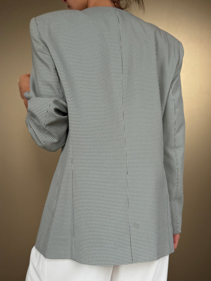 B&W Vichy Blazer