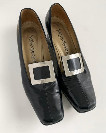 YSL Patent Heels