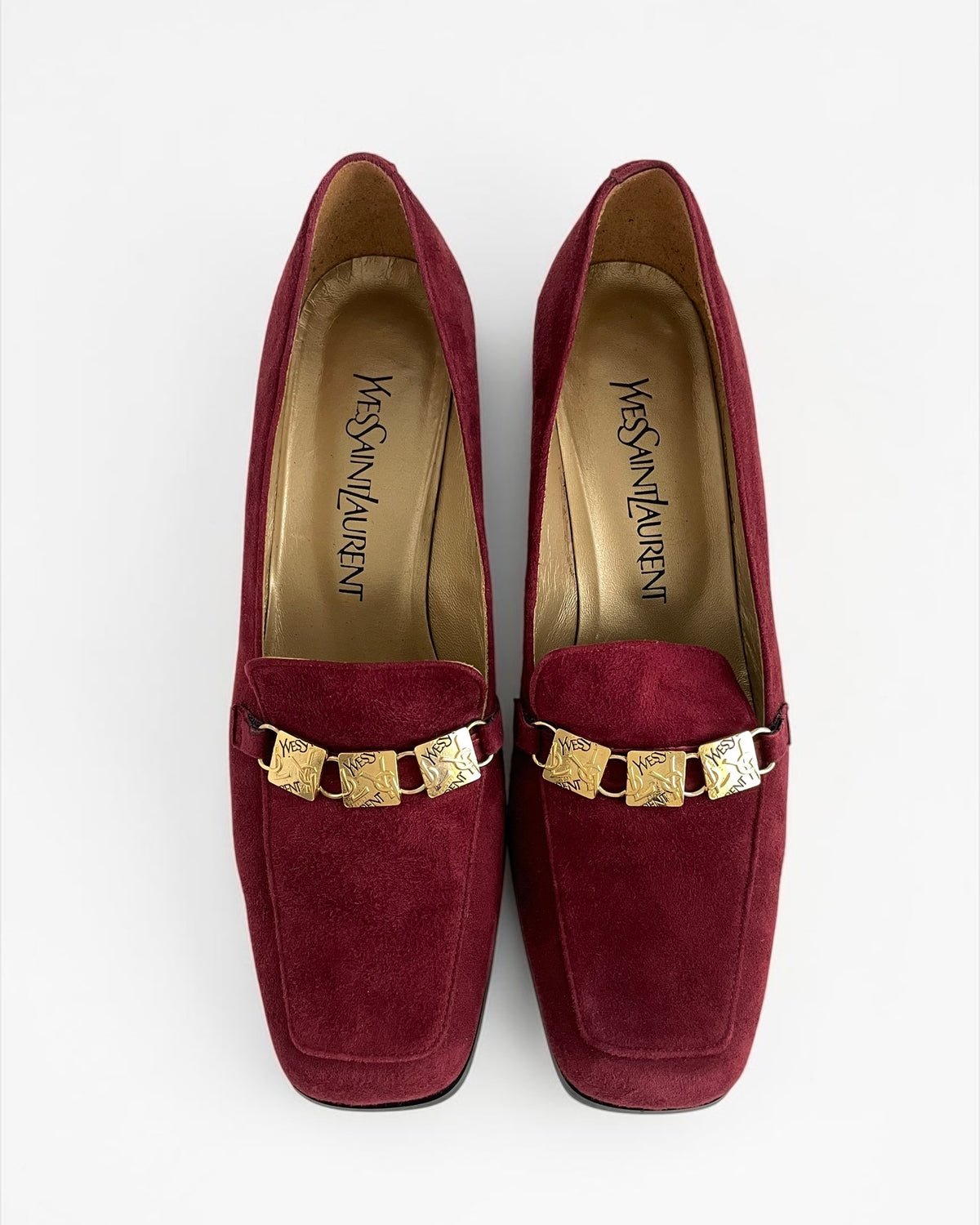 YSL Suede Heels