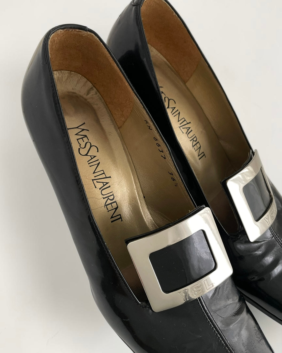 YSL Patent Heels