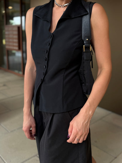 Contrast Vest Top