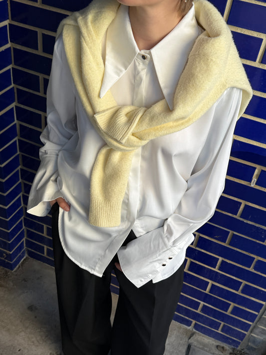 Wide Collar Shirt
