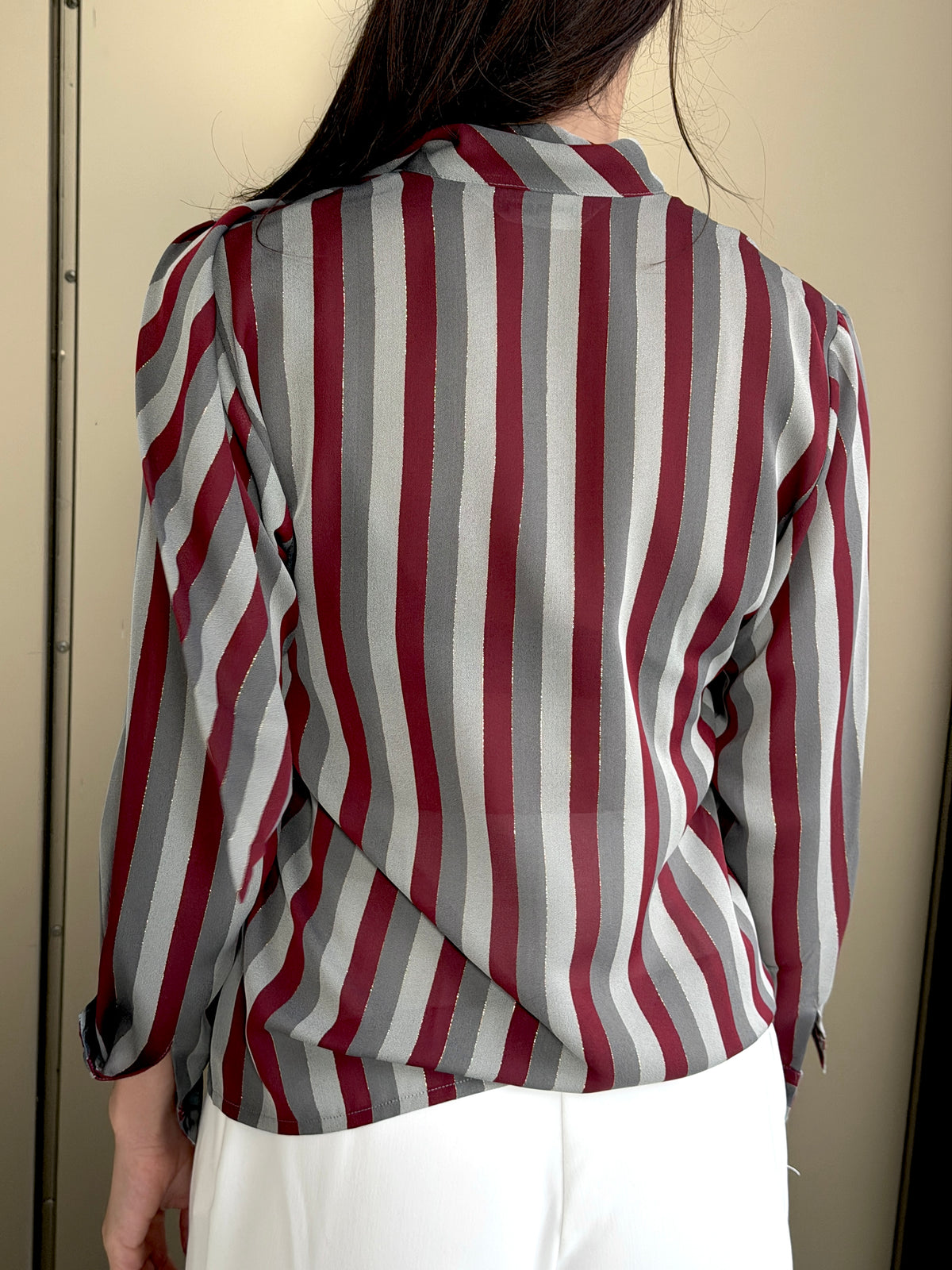 Balmain Tie Blouse