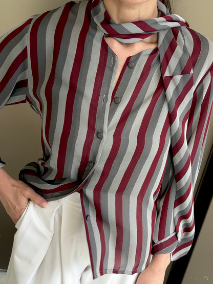 Balmain Tie Blouse