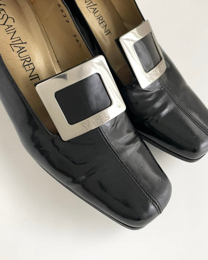 YSL Patent Heels