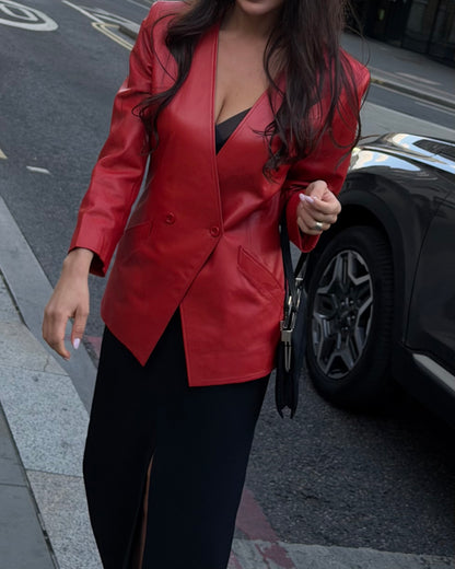 Red Leather Jacket