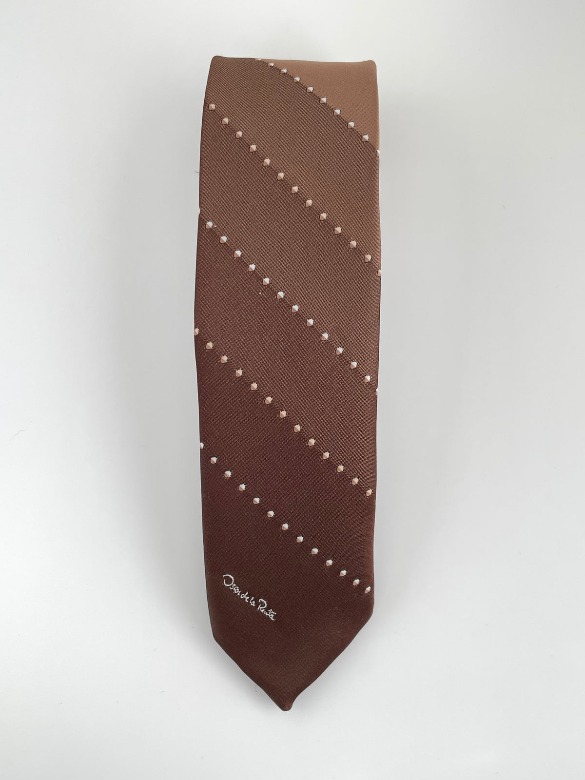 Oscar De La Renta Brown Tie
