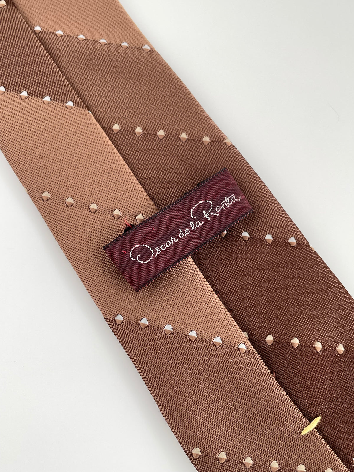 Oscar De La Renta Brown Tie