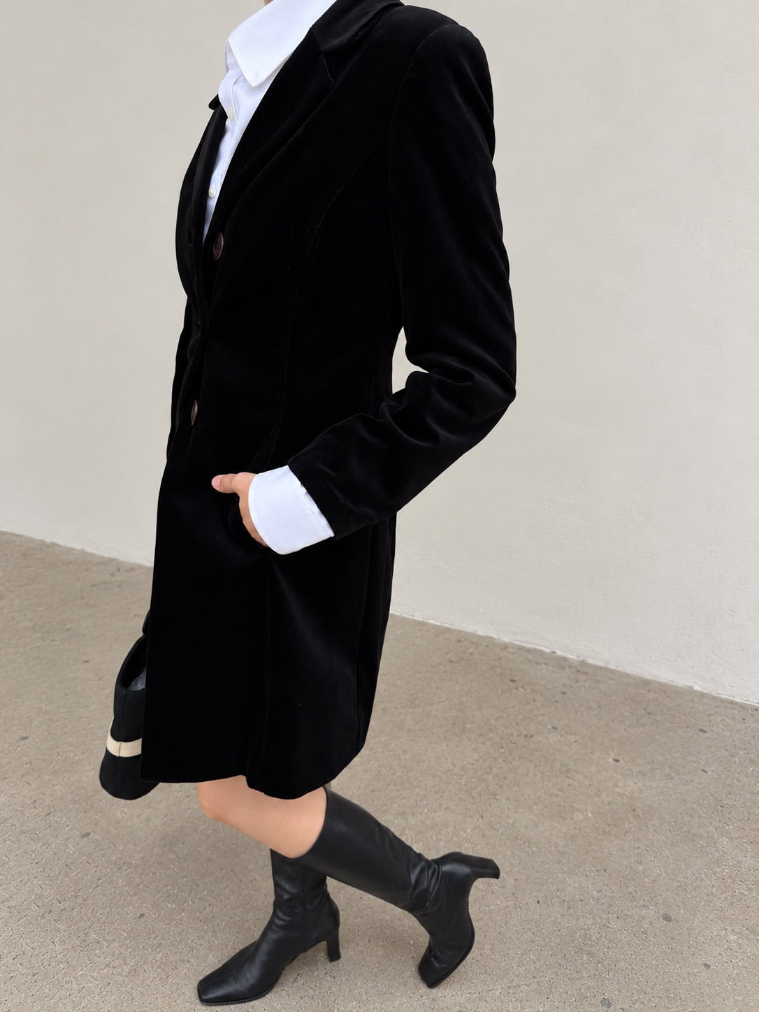 Velvet Skirt Suit