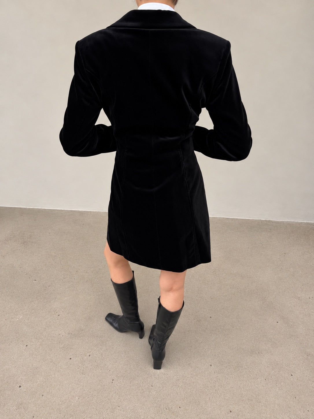 Velvet Skirt Suit
