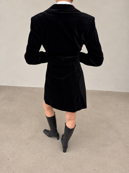 Velvet Skirt Suit