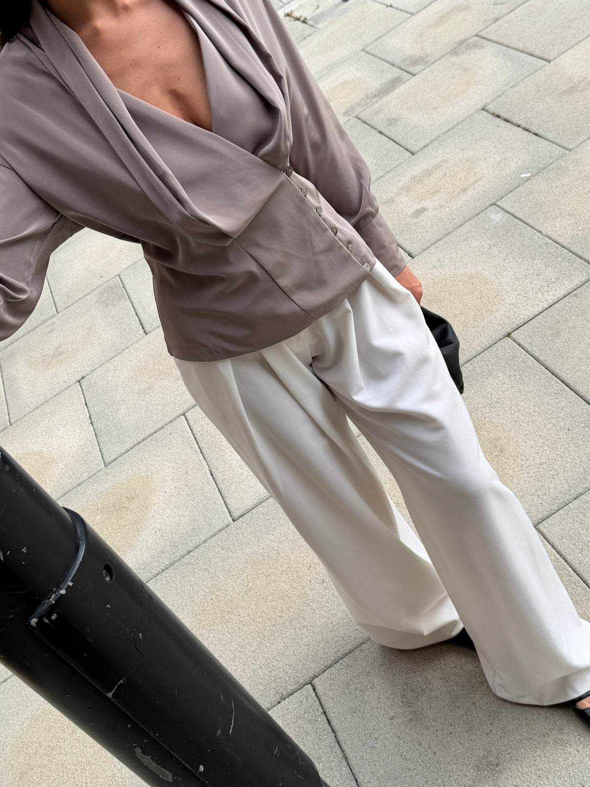 Shawl Collar Blouse