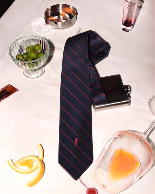 YSL Logo Tie