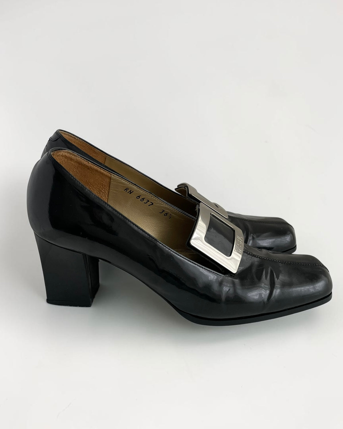 YSL Patent Heels