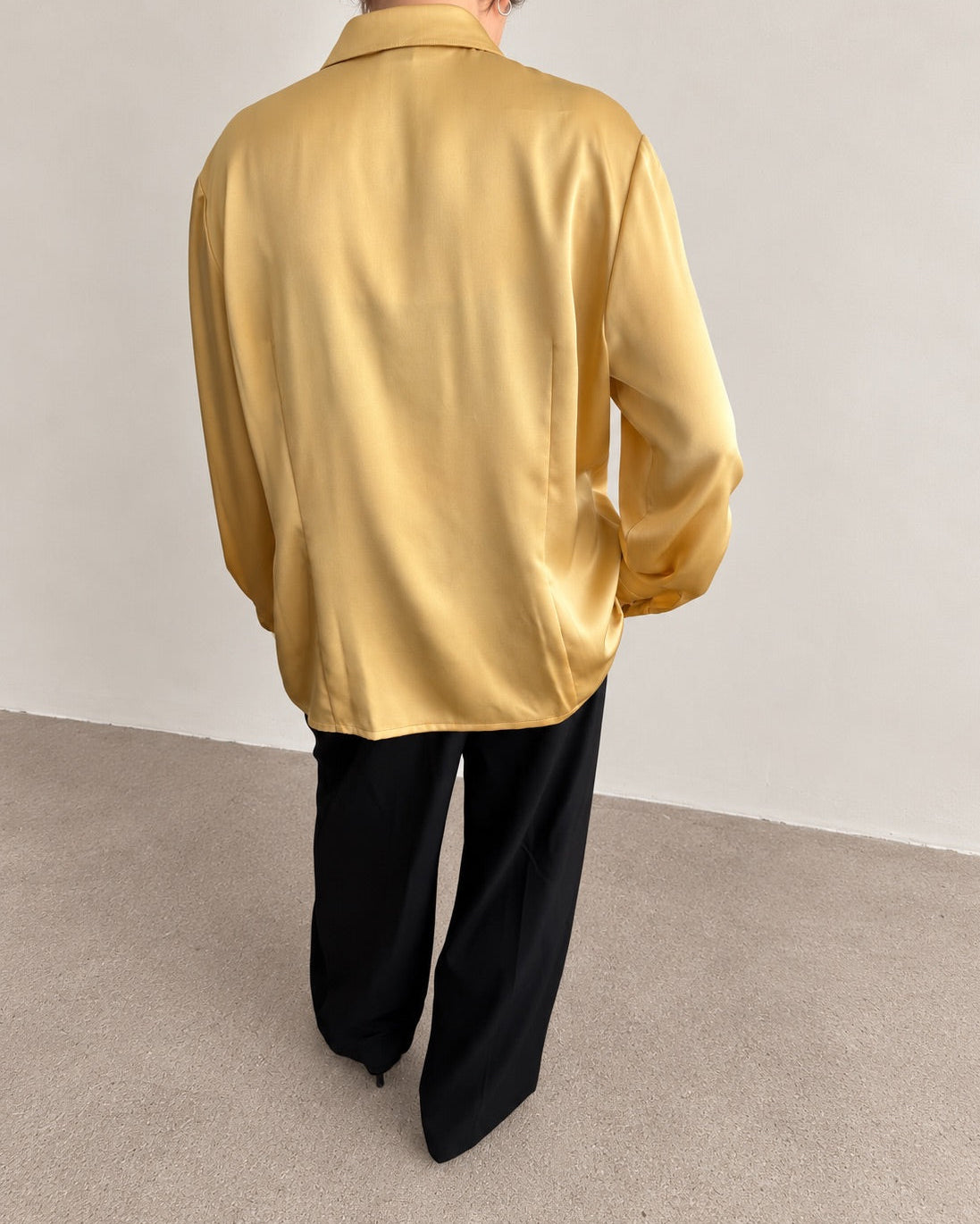 Gold Satin Blouse