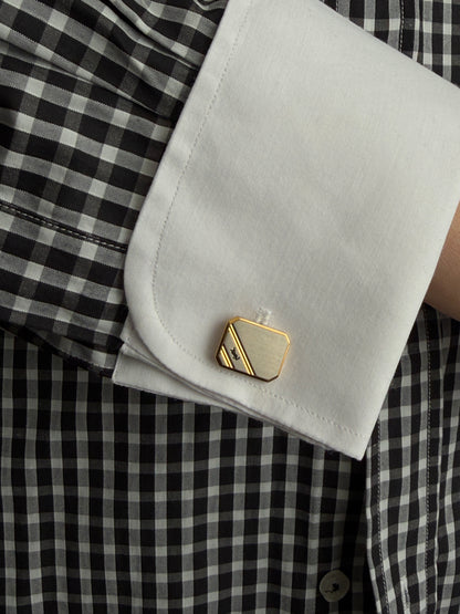 YSL Cufflinks & Tie Clip