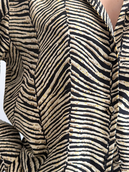 Zebra Print Blouse