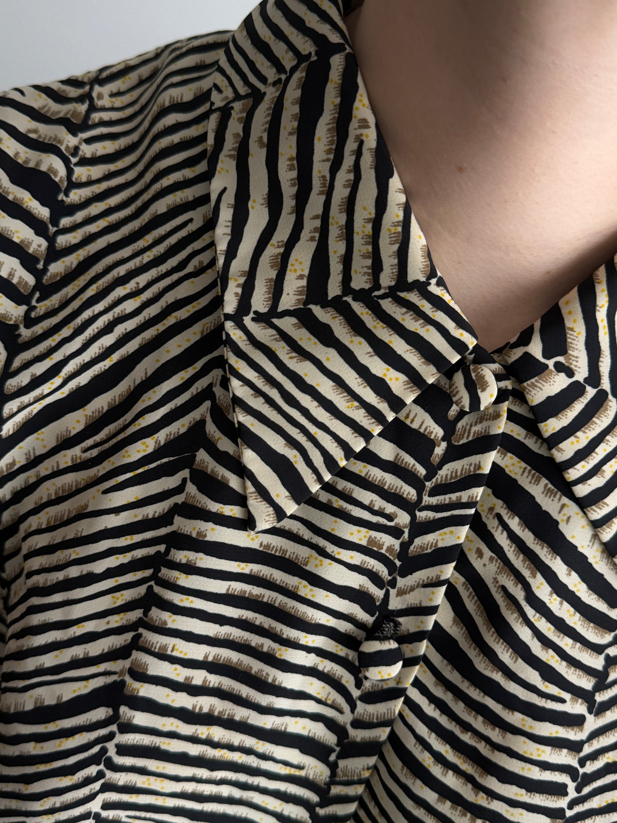 Zebra Print Blouse