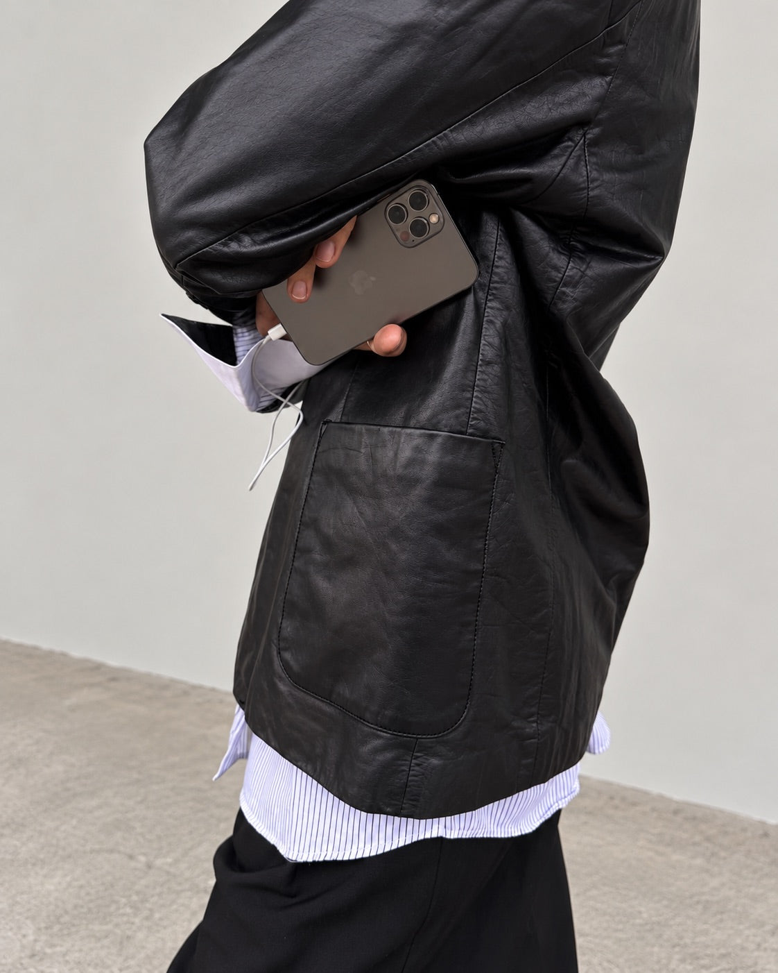 Leather Blazer