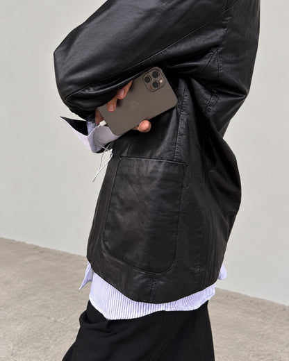 Leather Blazer