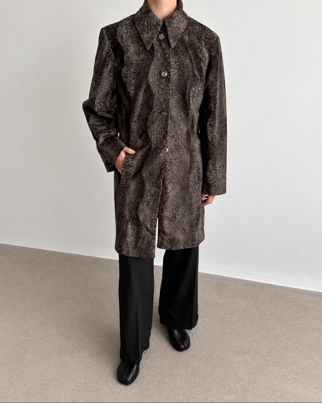 Animal Print Coat