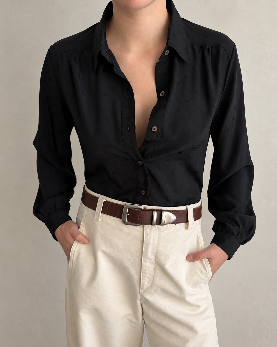 Balmain Monogram Blouse