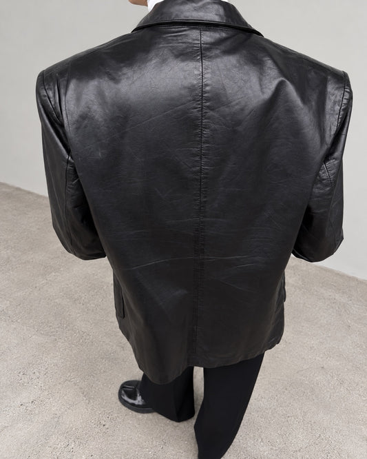 Leather Blazer