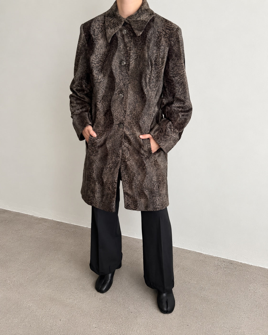 Animal Print Coat