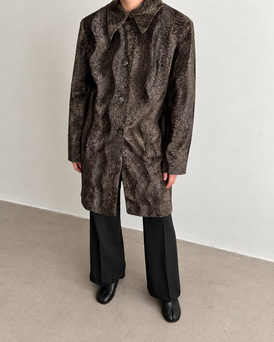 Animal Print Coat
