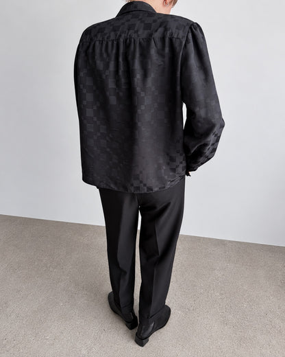 Square Print Blouse