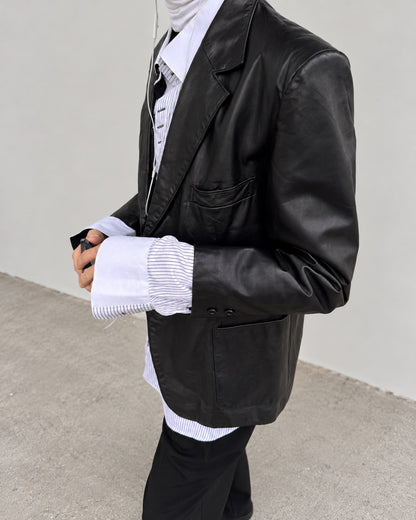 Leather Blazer