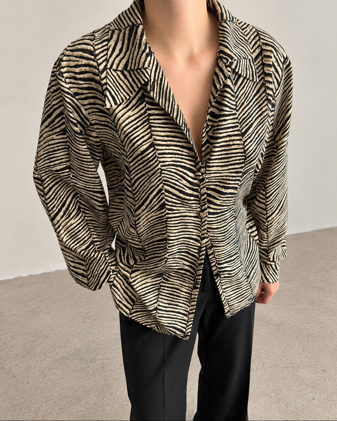Zebra Print Blouse