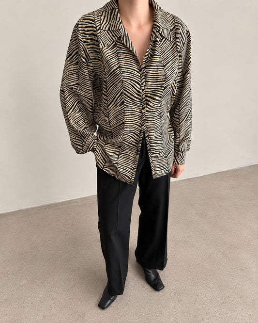 Zebra Print Blouse